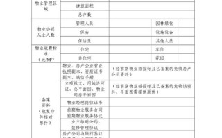 物业管理企业资质申报表如何规范填写？