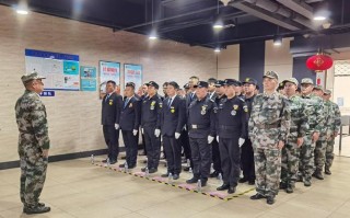 物业保安为何要搞军事队列培训？