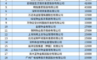 全球物业管理公司哪家强？