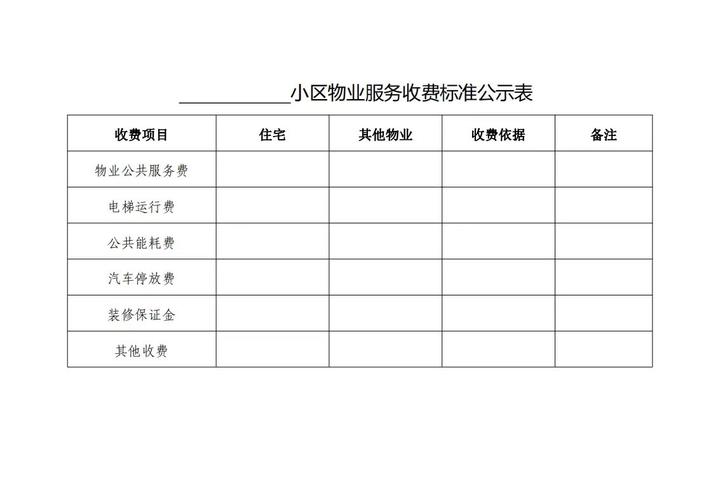 物业标准公示了，具体执行标准是什么？-第3张图片-德高鼎泰便民中心