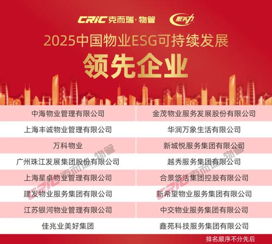 2025中国物业百强名单何时公布？-第2张图片-德高鼎泰便民中心