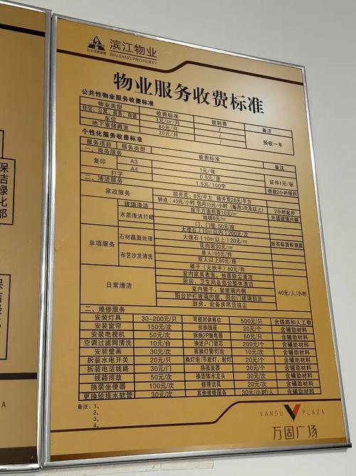 广州物业费标准是多少？-第3张图片-德高鼎泰便民中心