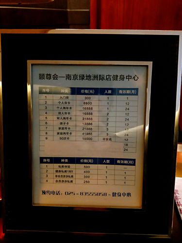 抚顺望花健身房价目表最新价格是多少？-第3张图片-德高鼎泰便民中心