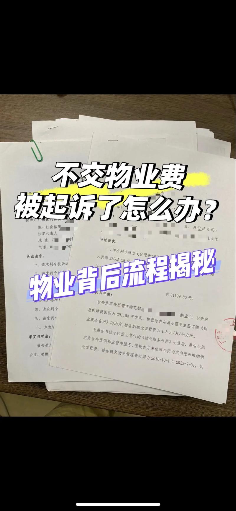 起诉物业公司需准备哪些材料？-第2张图片-德高鼎泰便民中心