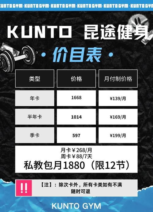 株洲帕菲特健身价格表多少钱一张？-第2张图片-德高鼎泰便民中心