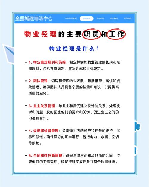 物业项目经理具体负责哪些工作?-第1张图片-德高鼎泰便民中心 物业项目经理具体负责哪些工作?-第1张图片-德高鼎泰便民中心