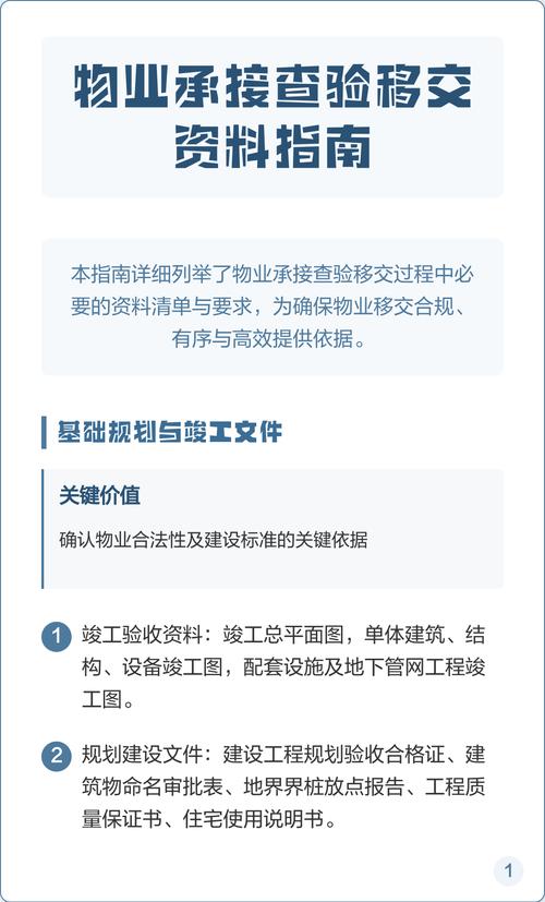 物业承接查验实施方案如何落地执行？-第1张图片-德高鼎泰便民中心