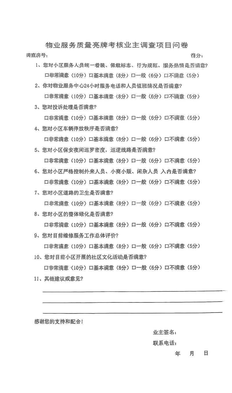 物业管理服务满意度如何？-第3张图片-德高鼎泰便民中心